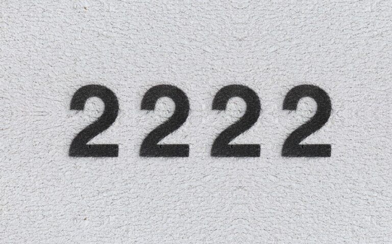 what does 2222 mean in angel numbers